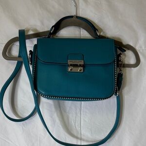Marc New‎ York Teal Crossbody Satchel Bag